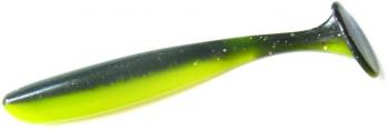 4` Slim Football Tail - Black Chartreuse